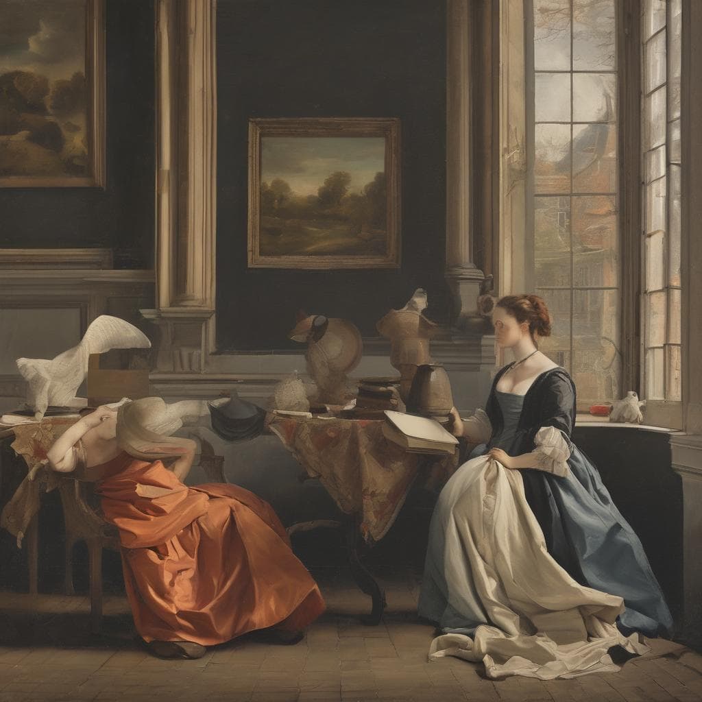 Αλλαγές στην καλλιτεχνική εκφραση, ιστορική ζωγραφική, ποπ τέχνη, συζητήσεις για την τέχνη και την κοινωνία.